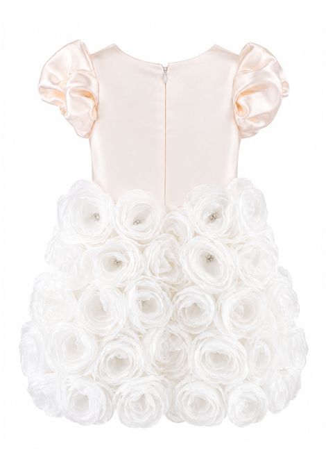 Abito con fiori applicati MAISON AVA | GC 19WHITE